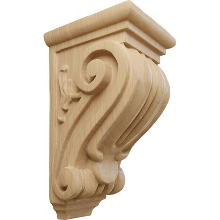 Ekena Millwork 3 1/2"W x 4"D x 7"H Small Classical Corbel, Cherry CORW03X04X07CLCH